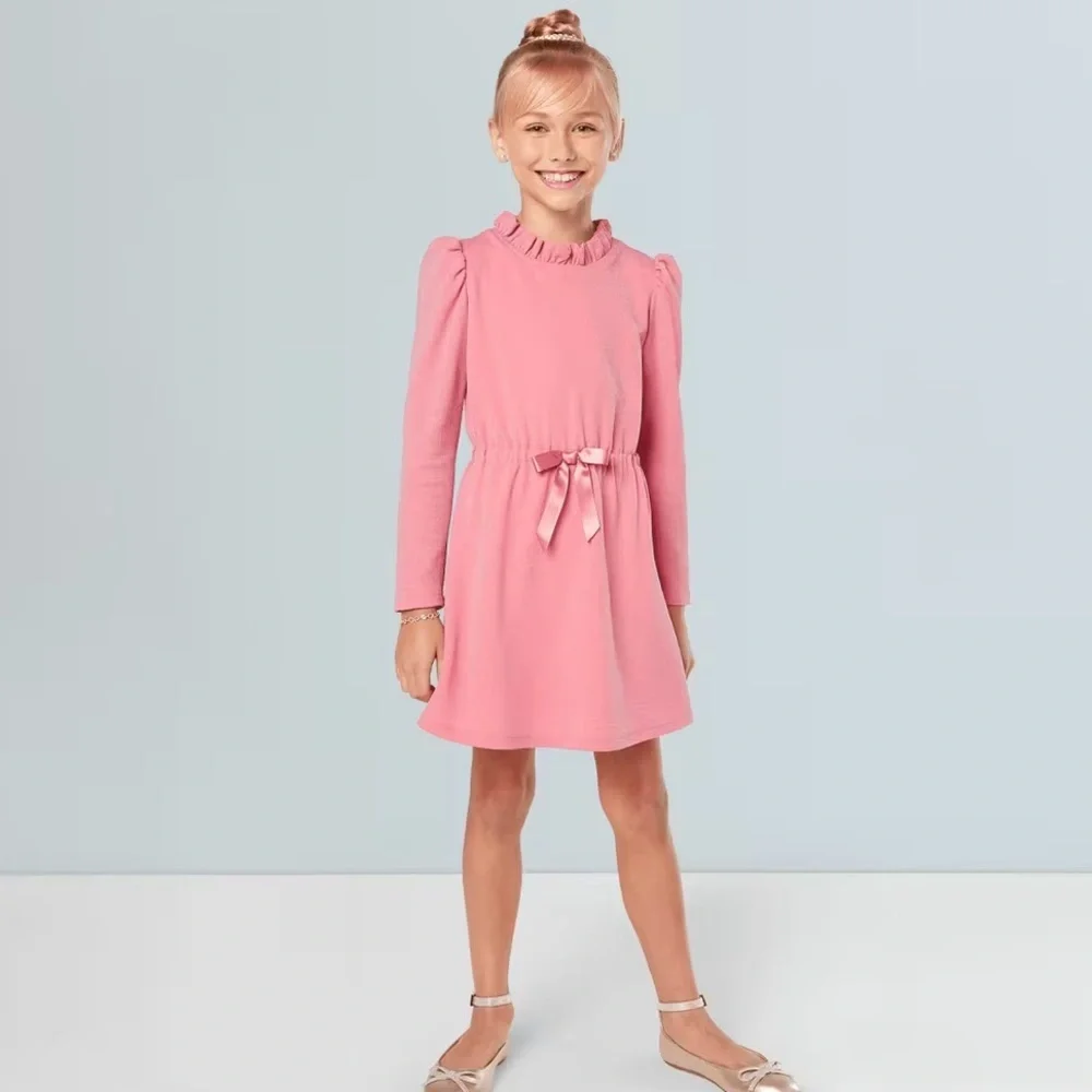 American Girl x Something Navy Rosy Radiance Puff-Sleeve Dress for Girls Medium